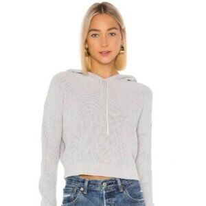 Lovers + Friends - Grey Pullover Cropped Sweater